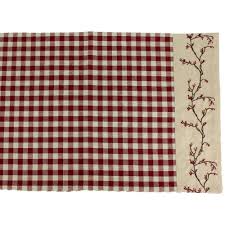 Our website is open 24/7 for all your country primitive shopping needs! Primitive Home Decors Berry Vine Check Table Runner Barn Red Buy Online In Belize At Belize Desertcart Com Productid 55801474