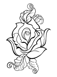 Rivervinyls Com Simple Flower Tattoo Rose Tattoo Design Tattoo Outline