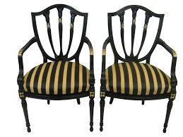 Hepplewhite Style Shield Armchairs A Pair Chair Club Chairs Armchair