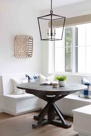 modern farmhouse kitchen banquette