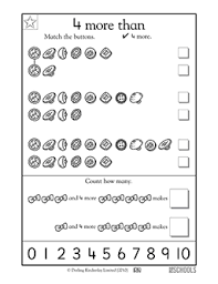 2nd grade math worksheets, pdf printables on: Kindergarten Math Worksheets Word Lists And Activities Greatschools