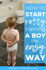 Can your child walk to and sit on a toilet? How To Potty Train A Boy Without Driving Yourself Crazy Starting Potty Training Toddler Potty Training Potty Training Boys
