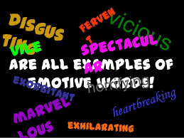 A strong company name and tagline can make or break a product. Emotive Language Example