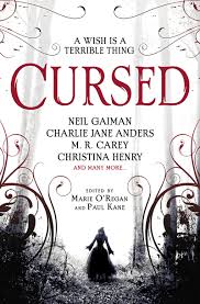 Simply, text with a specific design or with diacritical. Cursed An Anthology Titan Books