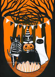 Sep 19, 2019 · getty images. Halloween Funny Cute Cat Art Set Of 2 Funny Halloween Decorations Jpgpng Prin Surprised Black Cat Skeleton Cat Printable Art Prints Art Collectibles Efp Osteology Org