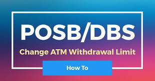 What is the maximum or minimum withdrawal limit that i can choose? How To Change Dbs Posb Atm Withdrawal Limit Step By Step Guide
