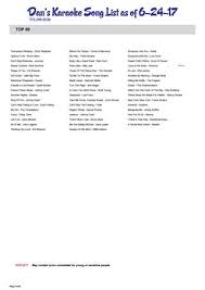 Nana — remember the time (#betweenluciferandgod 2017). Dans Karaoke Catalog 2017 By Dan Gillen Issuu