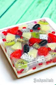 Jelly Fruit Cake The Best Tropical Agar Agar Jelly Fruit Cake Recipe Recipe Fresh Fruit Desserts Fresh Fruit Cake Fruit Dessert Recipes