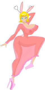 aged up antenna areolae beige skin big breasts blue eyes breasts  bunny ears bunny girl bunny tail cindy lou who cleavage commission dk dr  seuss female heart heart antenna