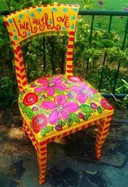 Pin By Karon Grant On Chairs Painted Furniture Whimsical Furniture Whimsical Painted Furniture