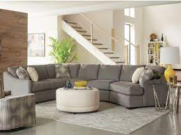 F9 Custom Collection Customizable Three Piece Sectional Sofa With Track Arms And Semi Attached Backs By Hickory Craft At Godby Home Furnishings Sectional Sofa Furniture Craftmaster Furniture