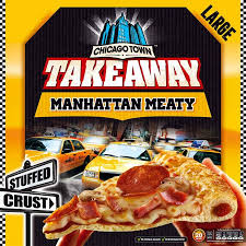 2,000 calories a day is used for general nutrition advice. Calories In Chicago Town Takeaway Manhattan Meaty