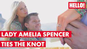 Lady kitty spencer engagement ring. A Dream Proposal Comes True For Lady Amelia Spencer Hello Youtube