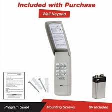 Sommer Direct Drive Synoris Telecody Garage Door Opener Wireless Keypad –  310Mhz