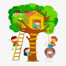 cute kids playing kids clipart cute clipart tree house png transparent clipart image and psd file for free download casa de arvore para criancas desenhos de criancas brincando imagens dia das