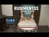 RUDIMENTAL RITUAL - Rudimentos (Flams) - 70 BPM - Clases de ...