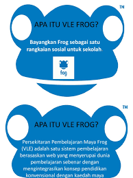 Untuk makluman anda, frog vle disediakan sebagai sokongan platform pembelajaran dalam talian dalam pakej projek 1bestarinet kpm. Vle Frog