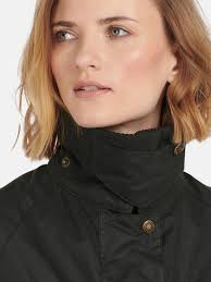 Giacca Cerata Tain Wax Barbour Donna Verde Sage