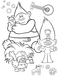 Dibujos Para Colorear Trolls