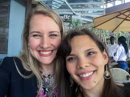 left), April 17. Photo by Michael