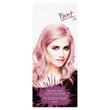 My color (always professionally done) tends to bleed when i wash it for several washes at least. Pixie Lott Paint Wash Out Hair Colour Violet Asda Groceries