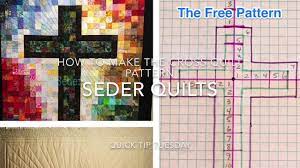 It is a little easier to sew slightly. Free Pattern For Cross Of Many Squares Quilt By Sederquilts Youtube