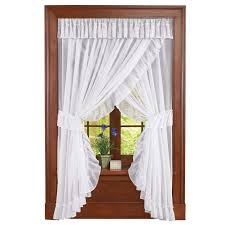 white priscilla sheer curtains