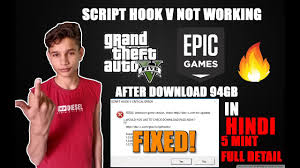 Gta 5 Gtav Epic Games Script Hook V Not Working Mods Not Working In Hindi 2020 Ytb550 Youtube