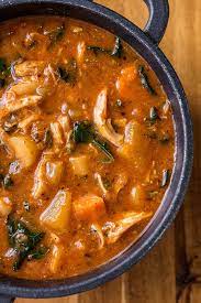 Hearty Italian Chicken And Autumn Veggie Soup Recipe Veggie Soup Soup And Sandwich Recipes