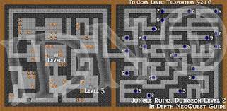 Welcome to the trail, the walkthrough for neoquest. In Depth Neoquest Guide Neoquest Maps Jungle Ruins Dungeon Level 2