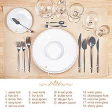 The salad plate can be brought to the table if needed. Dinner Silverware Setting Www Prestilimp Com Br