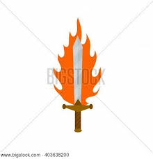 Or any combo such as 40,000 magicka/stamina + 5700 spell/weapon damage to get to that 100,000. Fiery Sword Magic Vector Photo Free Trial Bigstock