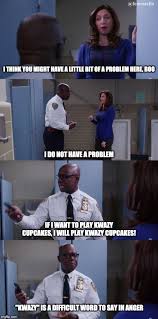 Add text, images, stickers, drawings, and spacing using the buttons beside your meme canvas. Brooklyn 99 Memes Holt
