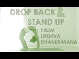 2 How To Drop Back And Stand Up From Urdhva Dhanurasana With Kino Yoga Youtube Online Yoga Classes Kino Yoga Advanced Yoga