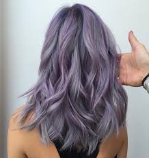 Silver And Violet Balayage Lavender Hair Colors Hair Styles Purple Hair