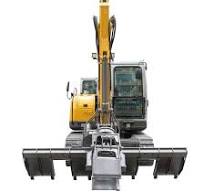 Fast Operations Replacement of Sleepers Jg Sleeper Changer Unit Attached  Railway Excavator Machine