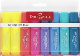 Caneta Faber Castell Fine Pen Pastel Faber Castell 154681 Textliner Pastel Highlighter Pen Pack Of 8 Pastel Highlighters Pens Faber Castell Highlighter Pen