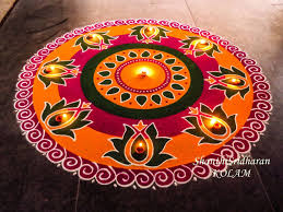 Orange Pink Green Rangoli Kolam Mandala Round Circle Rangoli Designs Diwali Rangoli Designs Rangoli Designs For Competition Diwali rangoli design kaise banaye. orange pink green rangoli kolam mandala