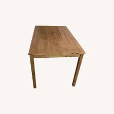 ikea solid wood dining table aptdeco