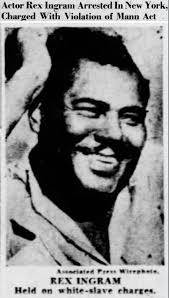 Showbiz Imagery and Forgotten History, Rex Ingram was best known for his  appearance in...