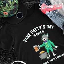 Fake Patty S Day 2022 Outdring Lawrence Since 1863 St Patrick S Day Shirt Hoodie Sweater Long Sleeve And Tank Top