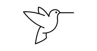 Humming Bird Outline From Side View Free Vector Icons Designed By Freepik In 2020 Vector Icon Design Free Icons Bird Outline
