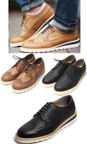 Grego New Men S Casual Wingtip Shoes Lace Up Fashion Oxford Grego 642 In Korea Clothing Shoes Accessori Mens Boots Fashion Wingtip Shoes Mens Casual Shoes