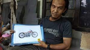 Project sketsa feat koma amikom ide+kameramen: Bikin Sketsa Motor Kustom Ala Seorang Arsitek Tribun Jogja