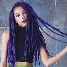 Black And Purple Braids Hairstyles Rihanna Hairstyle Timeline Riri S Long Short Hairstyles Hair Styles Braided Hairstyles Rihanna Hairstyles