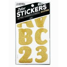 1 holographic silver foil sticker sheet containing 104 alphabet stickers. Artskills 2 In Gold Glitter Number And Alphabet Letter Stickers For Crafts Signs And Posters 72 Pieces Pa 3977 The Home Depot