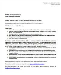 Property management assistant cover letter manager job description. Free 10 General Intern Job Description Samples In Ms Word Pdf