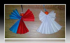 In diesem kanal sind viele weitere ideen zum basteln für weihnachten mit papier wie: Engel Basteln Tischdeko Servietten Falten