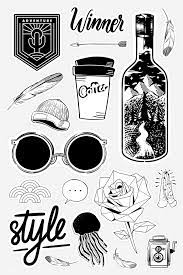 Download Premium Vector Of Set Of Black And White Sticker Doodle Vector Black And White Stickers Tumblr Stickers Aesthetic Stickers See more ideas about black and white, black and white pictures, pictures. black and white stickers