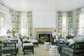 Which means now is the perfect time to work on creating a space you can't wait to use when the weather is warm. Mark Sikes Veranda Magazine Colefax Fowler Chintz Garden Room Wicker Furniture The Glam Pad